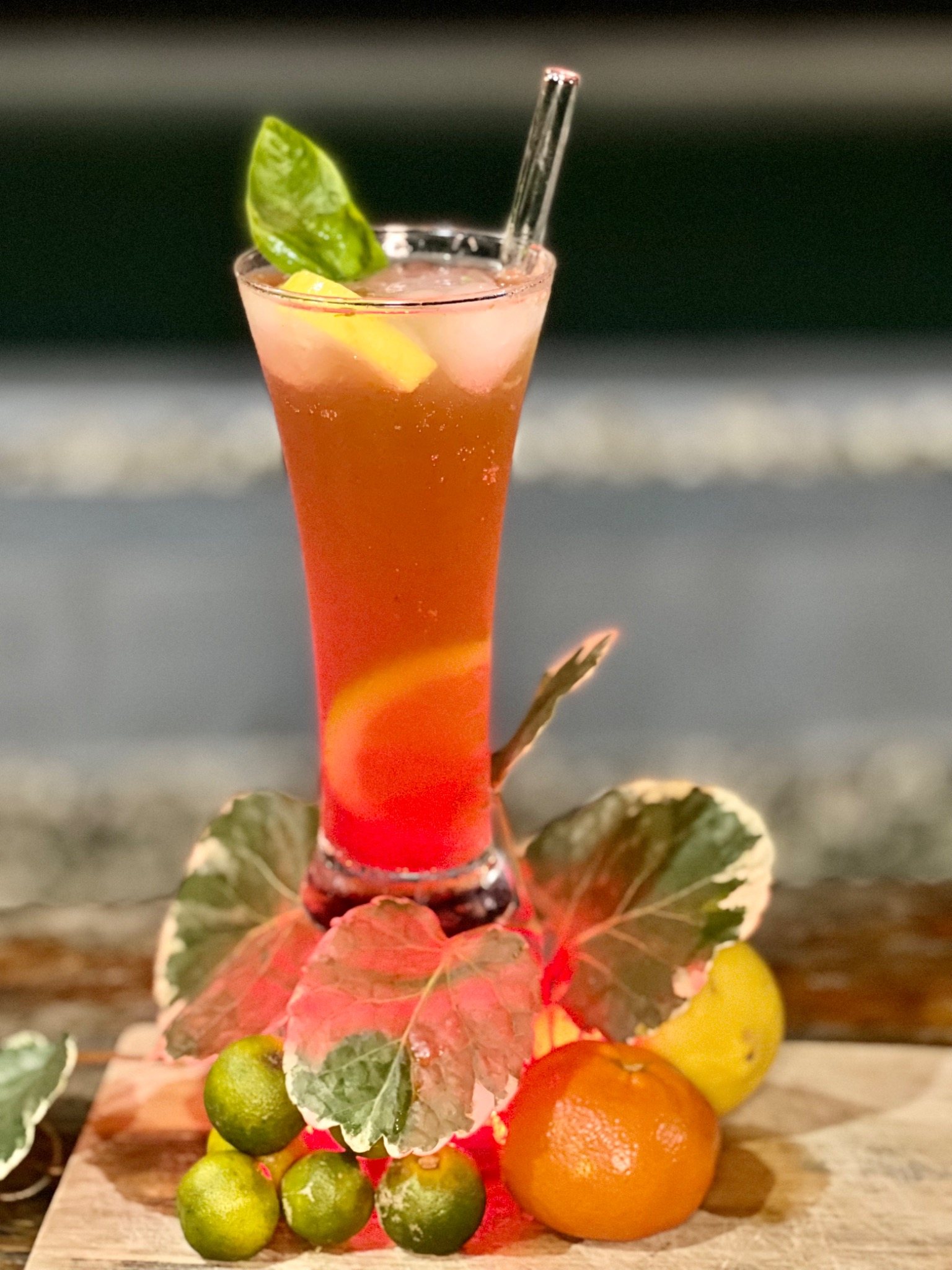 El Kabron tropical cocktail